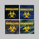 Biohazard plavky s motívom - plavkové pánske kraťasy s pohodlnou gumou v páse a šnúrkou na dotiahnutie vhodné aj ako klasické kraťasy na voľný čas